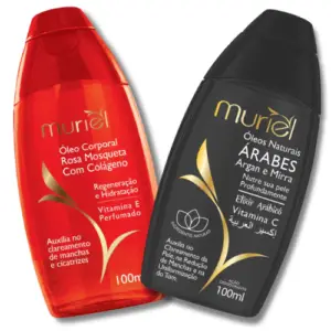 Kit 2 Óleo de Amêndoas Muriel 100ml escolha o seu